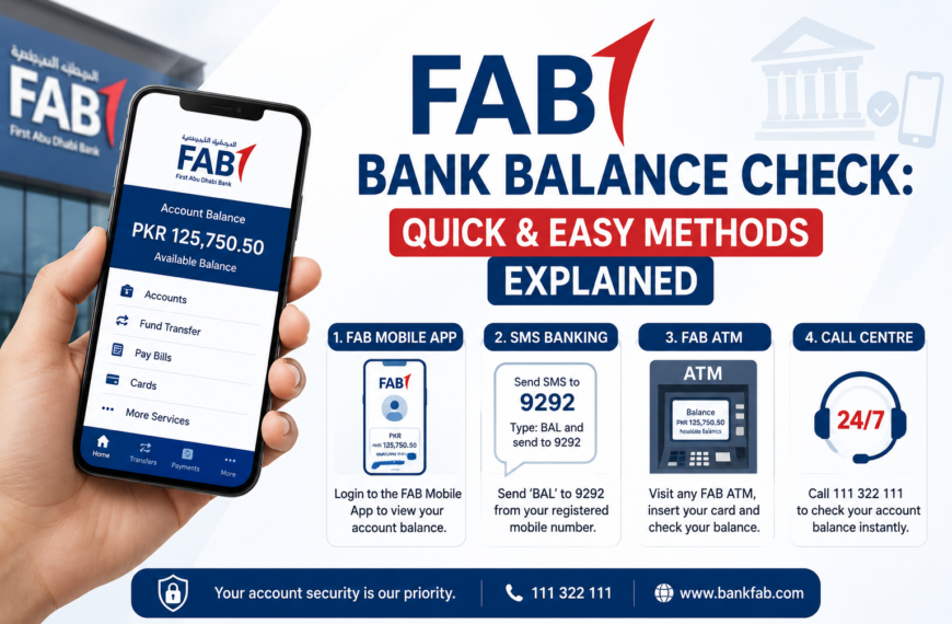 FAB Bank Balance Check: Quick & Easy Methods Explained